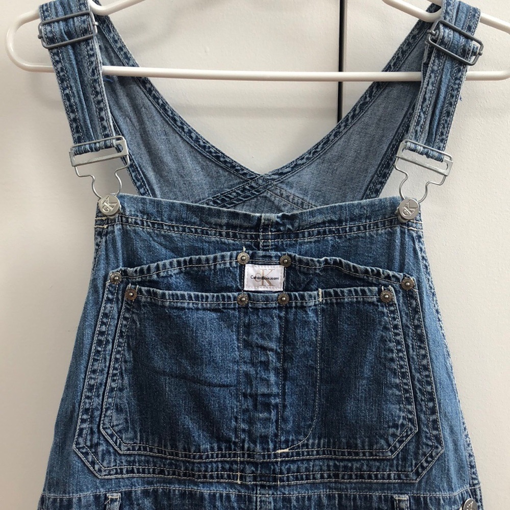 Vintage Calvin Klein Overall Shorts!!